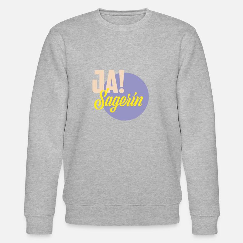ja Sagerin - Stanley/Stella Unisex Bio-Sweatshirt CHANGER  - Grau meliert