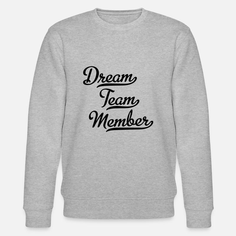 Dream Team Member - Stanley/Stella Unisex Bio-Sweatshirt CHANGER  - Grau meliert