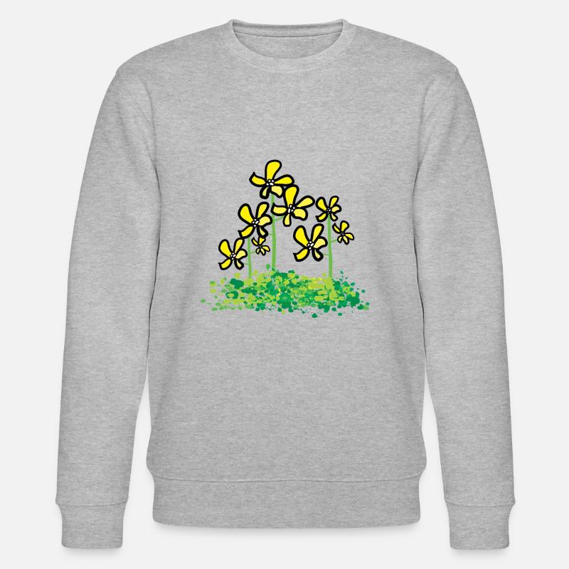 Rapsblüte - Stanley/Stella Unisex Bio-Sweatshirt CHANGER  - Grau meliert