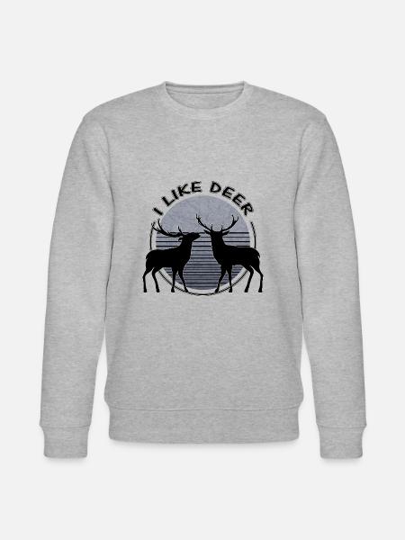 Cerf - Sweat bio CHANGER Stanley/Stella Unisexe - gris chiné