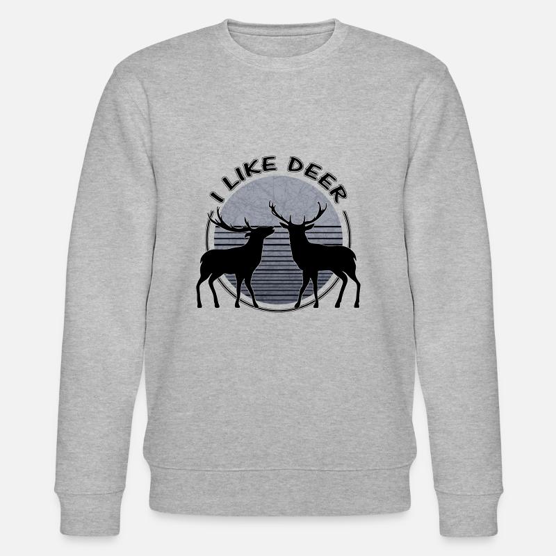 Cerf - Sweat bio CHANGER Stanley/Stella Unisexe - gris chiné