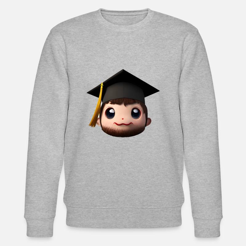 Bachelor Studium Absolvent Schulabschluss - Stanley/Stella Unisex Bio-Sweatshirt CHANGER  - Grau meliert