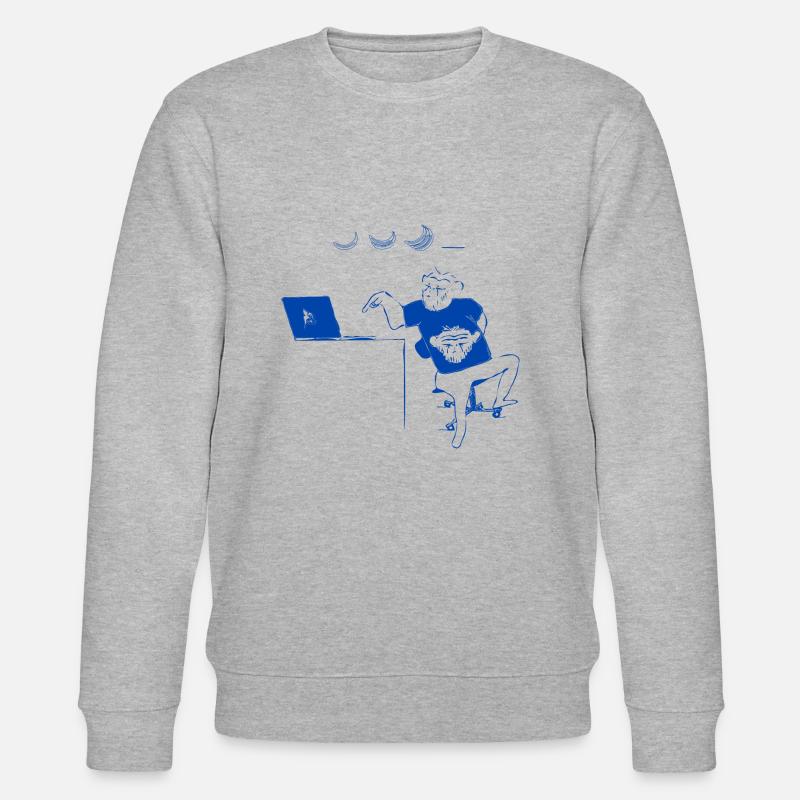 Das Passwort - Stanley/Stella Unisex Bio-Sweatshirt CHANGER  - Grau meliert