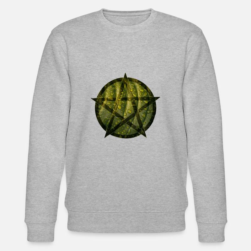 plant penta1 - Stanley/Stella Unisex Bio-Sweatshirt CHANGER  - Grau meliert