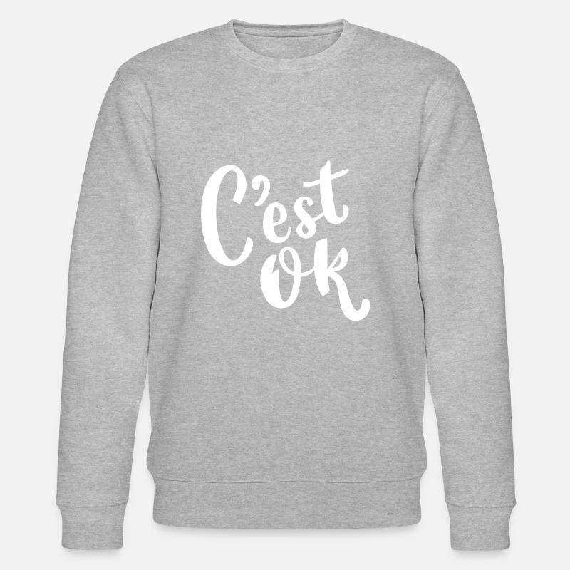 C'est ok - Sweat bio CHANGER Stanley/Stella Unisexe - gris chiné
