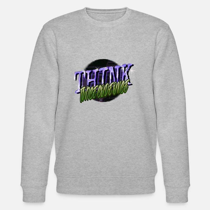 admin computer programming - Stanley/Stella Unisex Bio-Sweatshirt CHANGER  - Grau meliert