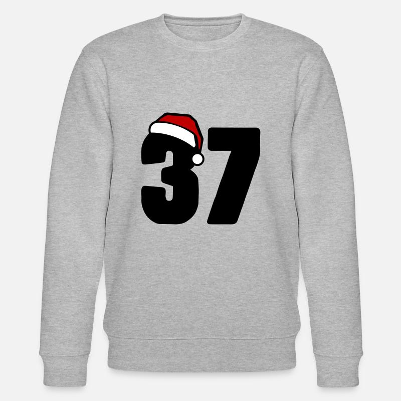 37 Numéro Noël - Sweat bio CHANGER Stanley/Stella Unisexe - gris chiné