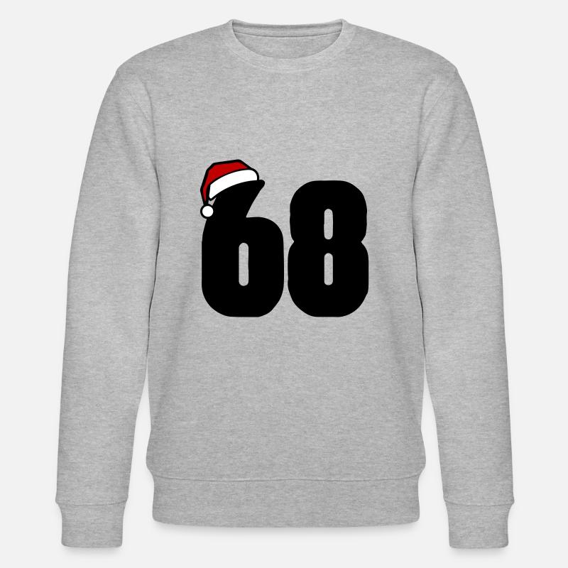 68 Numéro Noël - Sweat bio CHANGER Stanley/Stella Unisexe - gris chiné
