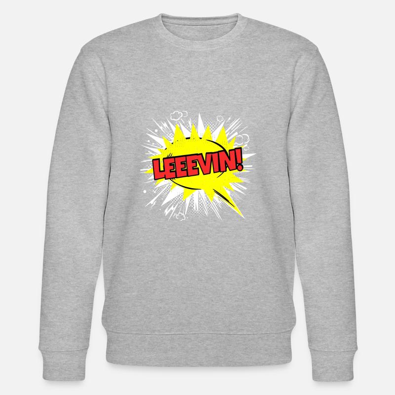 Levin Nom Drôle Bulle Leeevin ! - Sweat bio CHANGER Stanley/Stella Unisexe - gris chiné