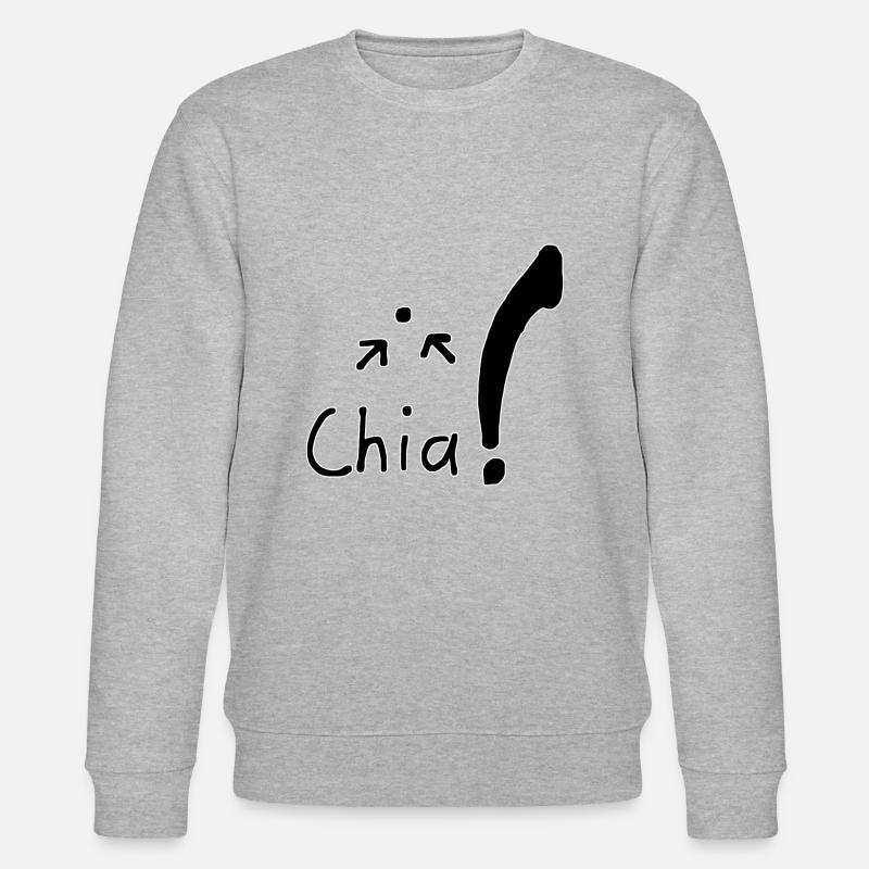 Chia Samen - Stanley/Stella Unisex Bio-Sweatshirt CHANGER  - Grau meliert