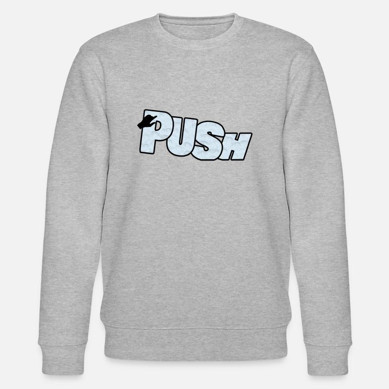 Push - Stanley/Stella Unisex Bio-Sweatshirt CHANGER  - Grau meliert