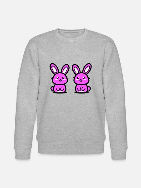 Easter Bunny Easter - Stanley/Stella CHANGER Unisex Organic Sweatshirt - heather grey