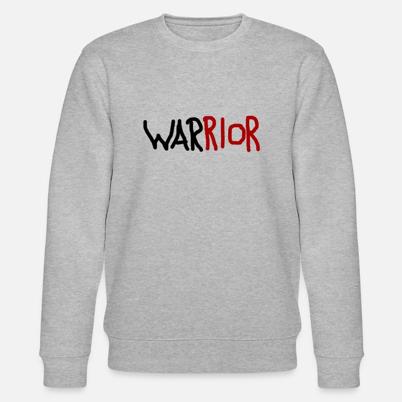 warrior - Stanley/Stella Unisex Bio-Sweatshirt CHANGER  - Grau meliert