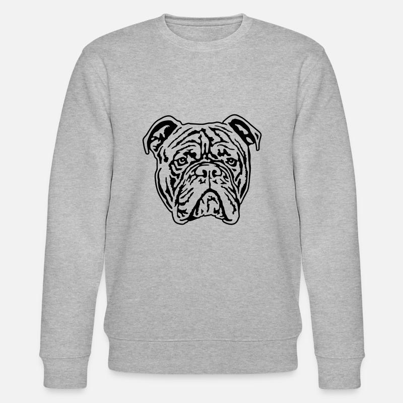 466 Continental Bulldog - Stanley/Stella Unisex Bio-Sweatshirt CHANGER  - Grau meliert