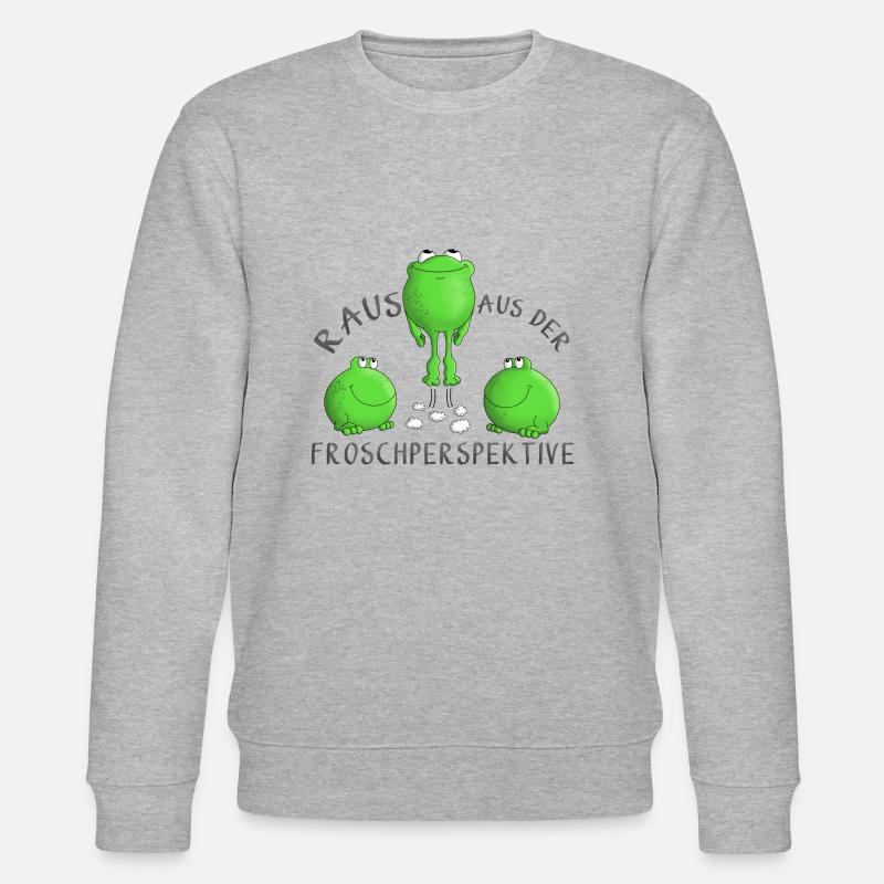 Grenouille de motivation - Sweat bio CHANGER Stanley/Stella Unisexe - gris chiné