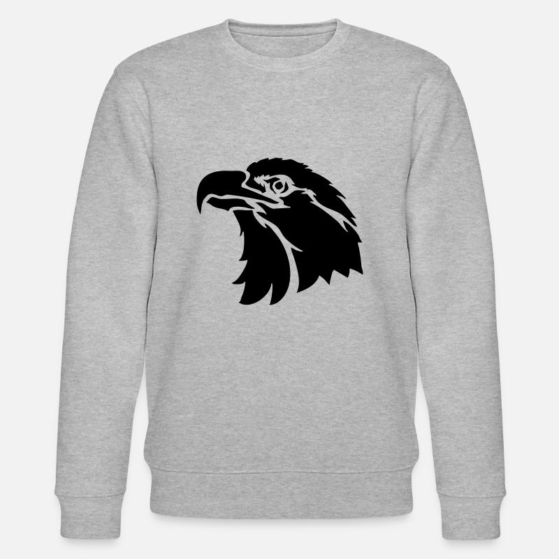 Adler, Eagle - Stanley/Stella Unisex Bio-Sweatshirt CHANGER  - Grau meliert