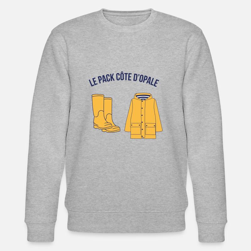 PACK COTE D OPALE - Sweat bio CHANGER Stanley/Stella Unisexe - gris chiné