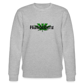 Highdelberg/ Heidelberg - Stanley/Stella Unisex Bio-Sweatshirt CHANGER  - Grau meliert - Vorne - Nik (191cm) & Marisol (170cm)