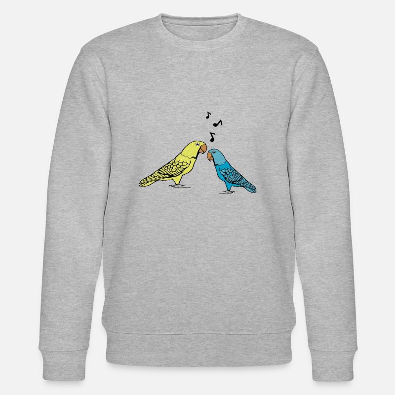 Budgie Wellens perrtich - Sweat bio CHANGER Stanley/Stella Unisexe - gris chiné
