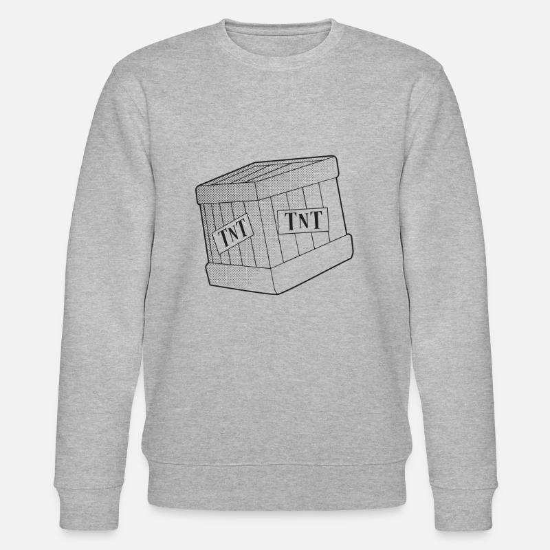 TNT Kiste - Stanley/Stella Unisex Bio-Sweatshirt CHANGER  - Grau meliert