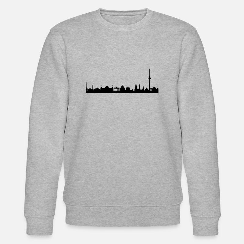 Berlin - Sweat bio CHANGER Stanley/Stella Unisexe - gris chiné