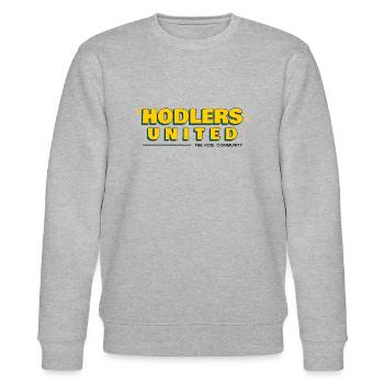 hodler vereint - Stanley/Stella Unisex Bio-Sweatshirt CHANGER  - Grau meliert - Vorne - Nik (191cm) & Marisol (170cm)