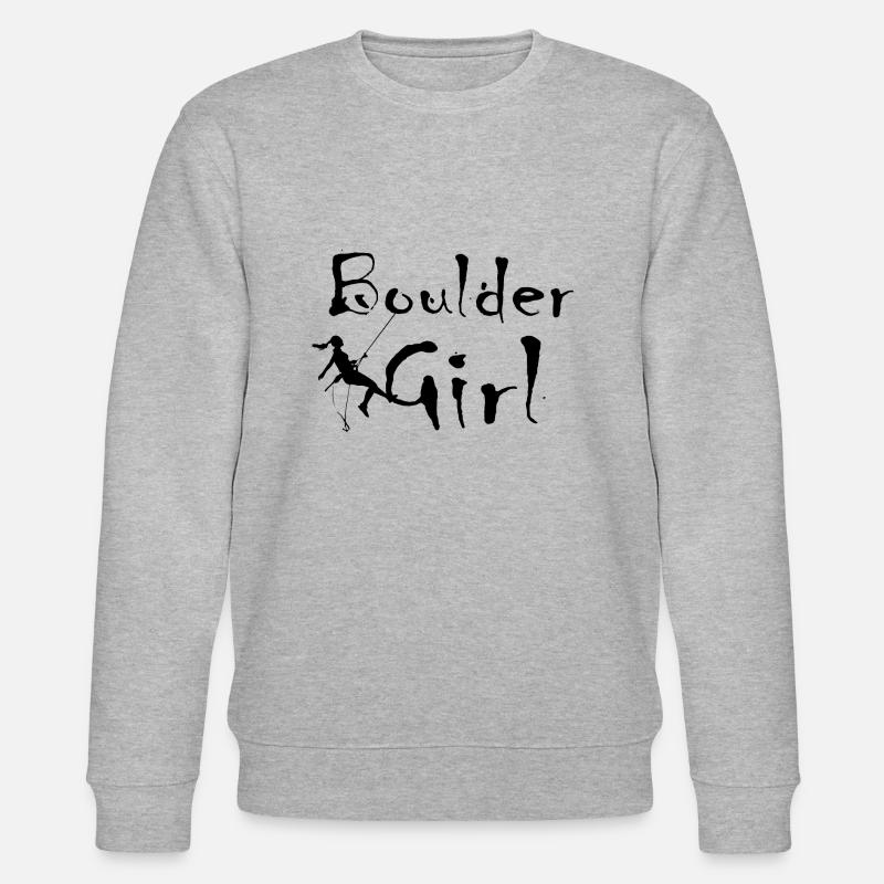 Escalade de bloc - Sweat bio CHANGER Stanley/Stella Unisexe - gris chiné