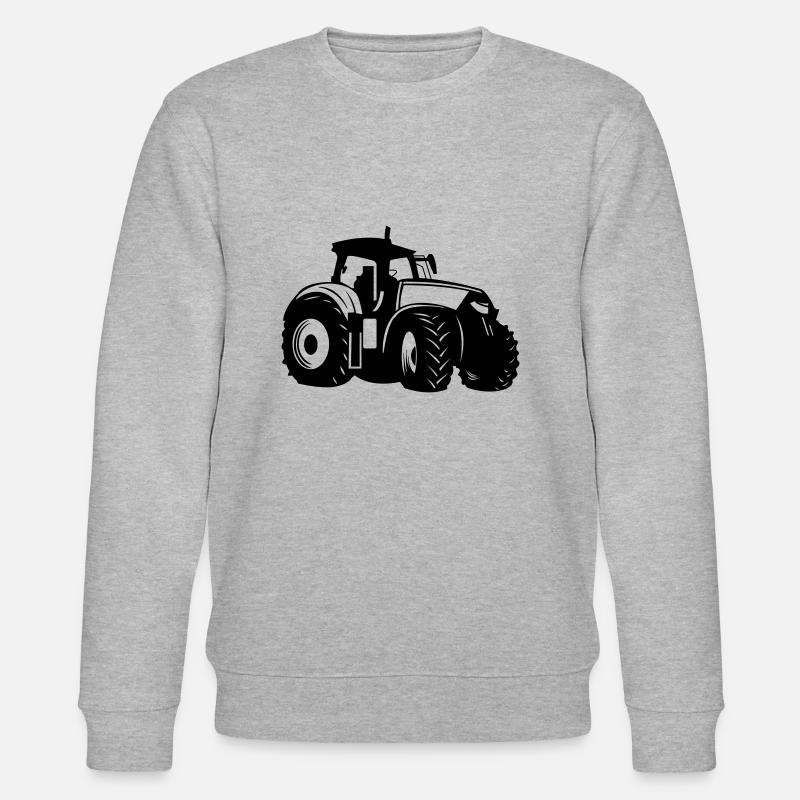 Traktor - Stanley/Stella Unisex Bio-Sweatshirt CHANGER  - Grau meliert