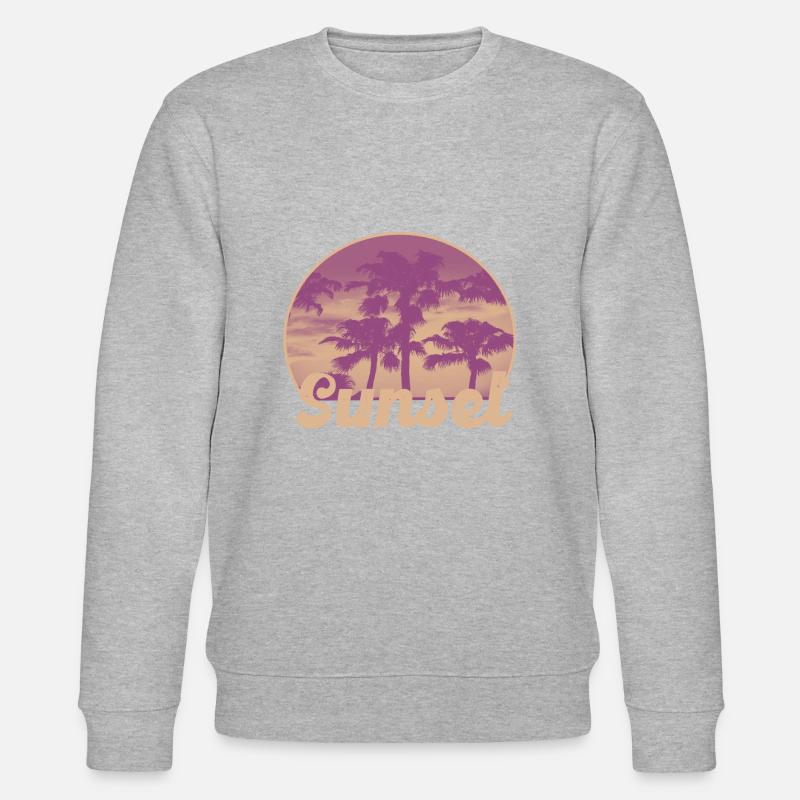 Sunset - Sweat bio CHANGER Stanley/Stella Unisexe - gris chiné