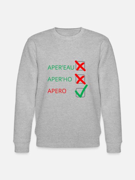 Apéro - Sweat bio CHANGER Stanley/Stella Unisexe - gris chiné