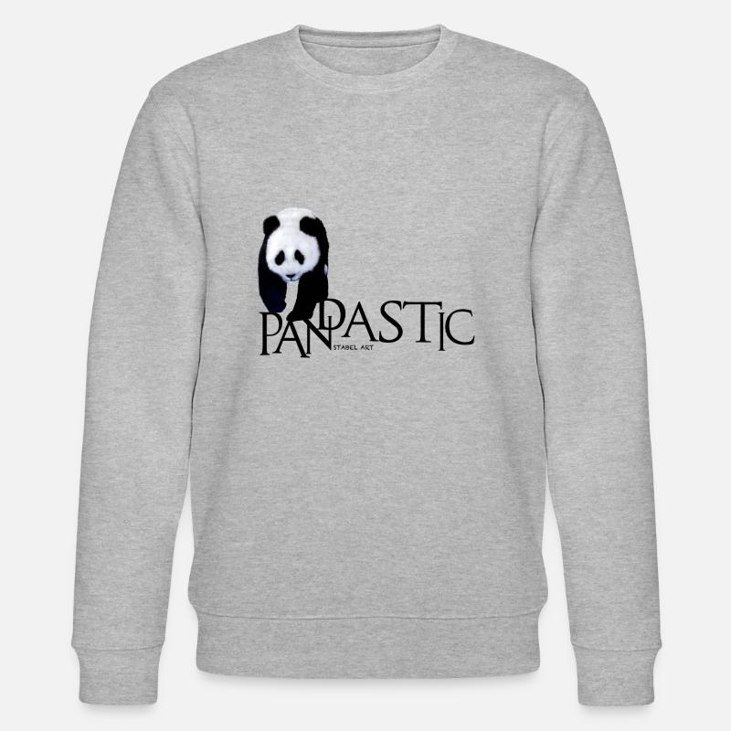 Pandastic - Stanley/Stella Unisex Bio-Sweatshirt CHANGER  - Grau meliert