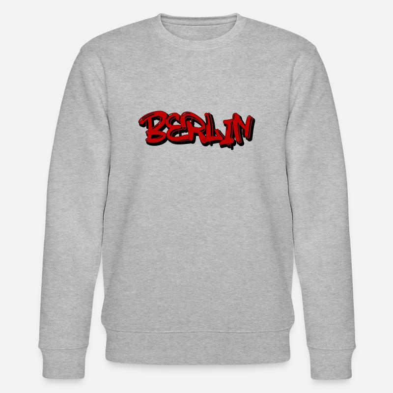 Berlin Graffiti Style - Stanley/Stella Unisex Bio-Sweatshirt CHANGER  - Grau meliert