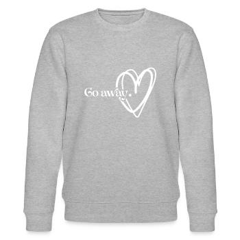 Anti-Valentine's Day T-shirt - Sweat bio CHANGER Stanley/Stella Unisexe - gris chiné - Devant - Nik (191cm) & Marisol (170cm)