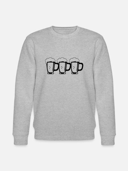 Beer glasses - Stanley/Stella CHANGER Unisex Organic Sweatshirt - heather grey