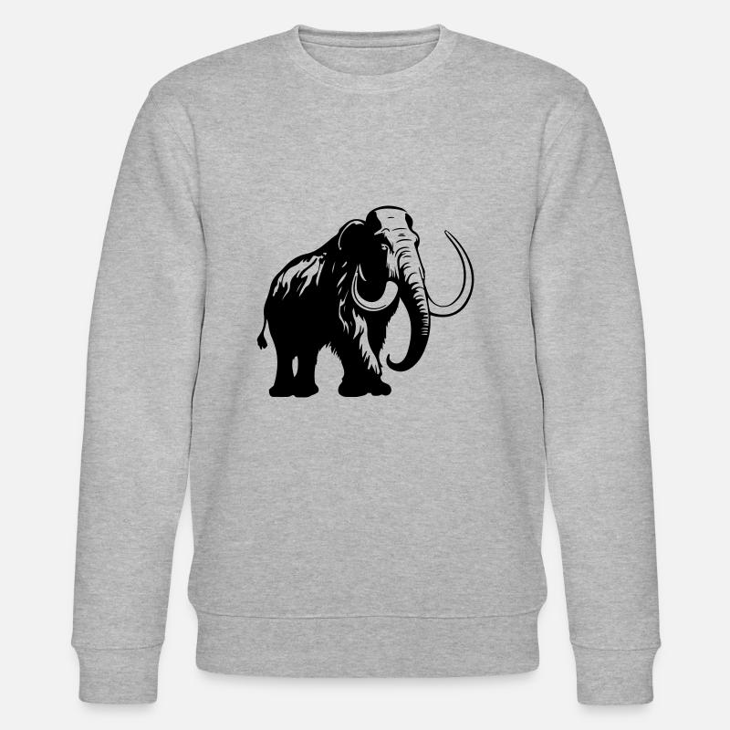 elephant - Stanley/Stella Unisex Bio-Sweatshirt CHANGER  - Grau meliert