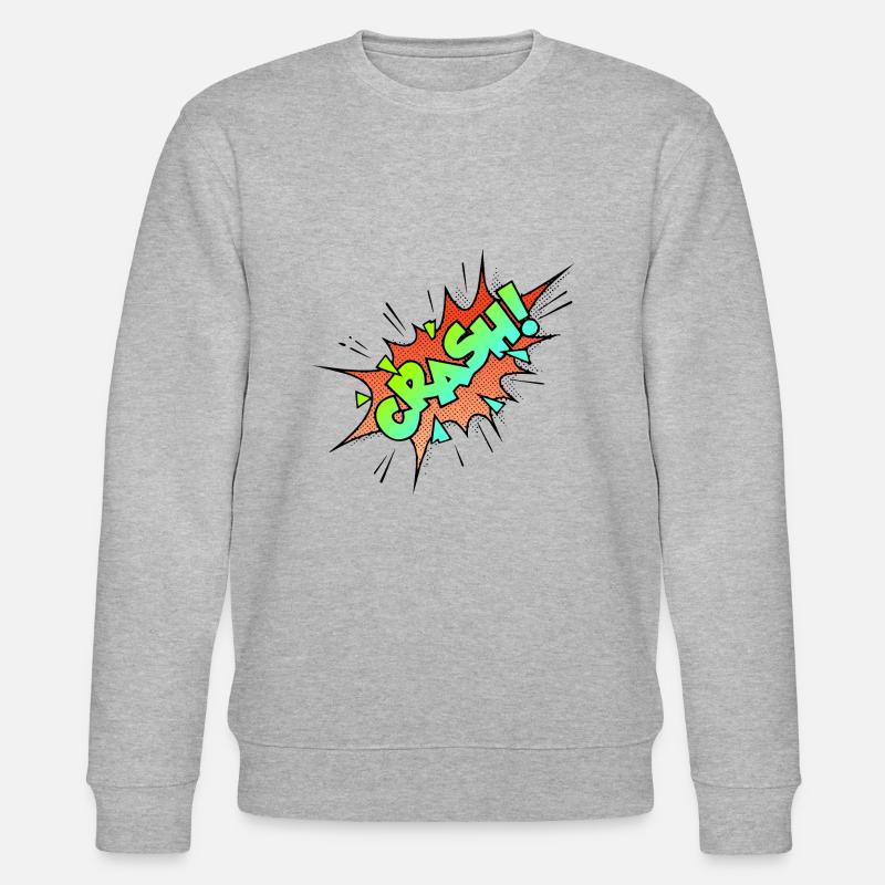 ABSTURZ! - Stanley/Stella Unisex Bio-Sweatshirt CHANGER  - Grau meliert