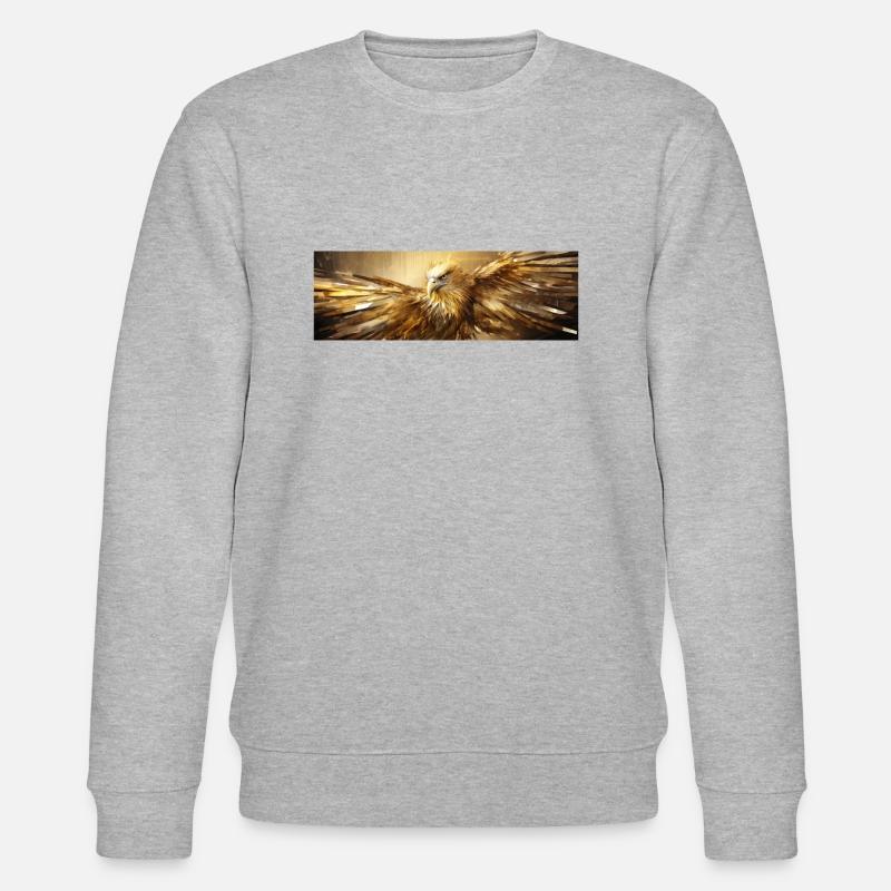 Steinadler - Stanley/Stella Unisex Bio-Sweatshirt CHANGER  - Grau meliert