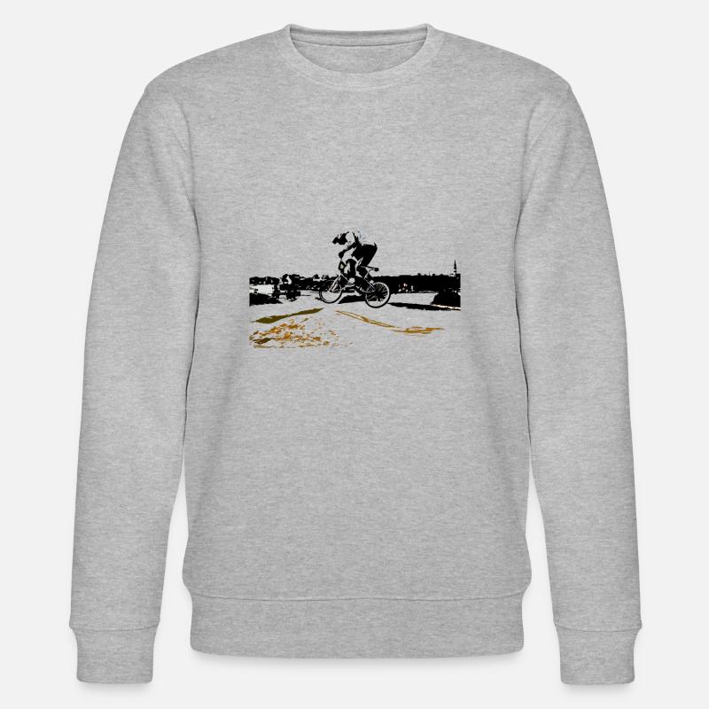 BMX - Stanley/Stella Unisex Bio-Sweatshirt CHANGER  - Grau meliert