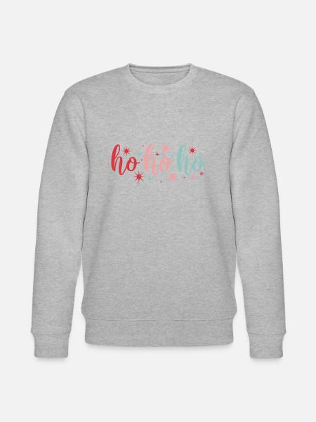 Ho Ho Ho - Stanley/Stella Unisex Bio-Sweatshirt CHANGER  - Grau meliert
