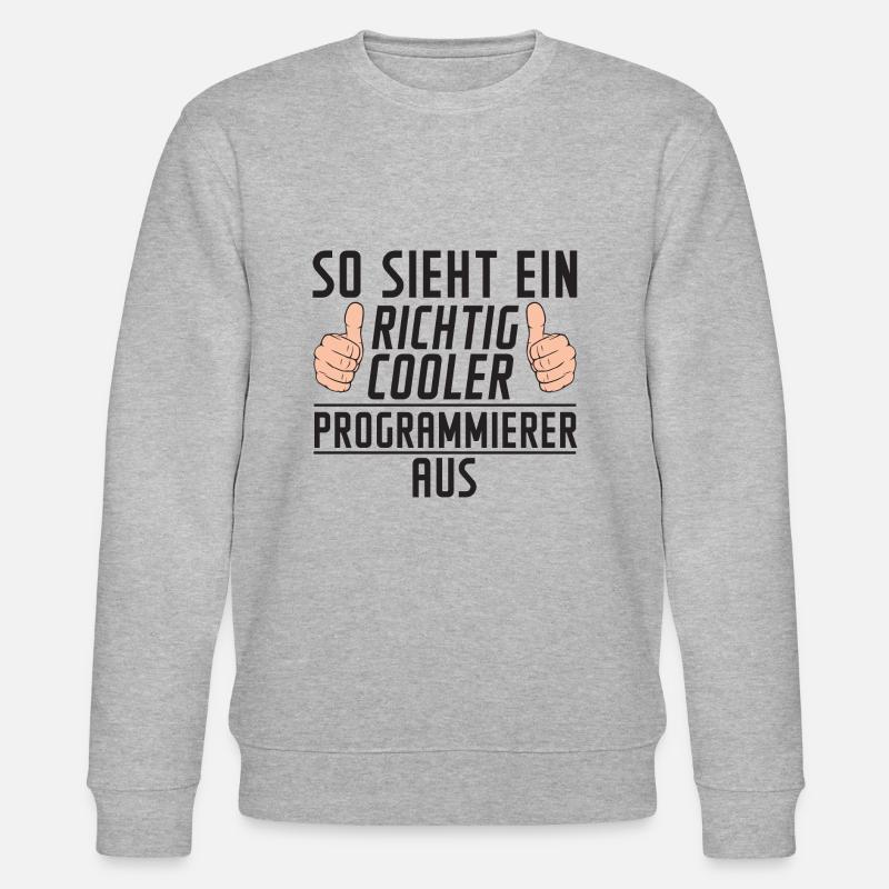 Programmierer | Software Entwickler | | Spruch - Stanley/Stella Unisex Bio-Sweatshirt CHANGER  - Grau meliert