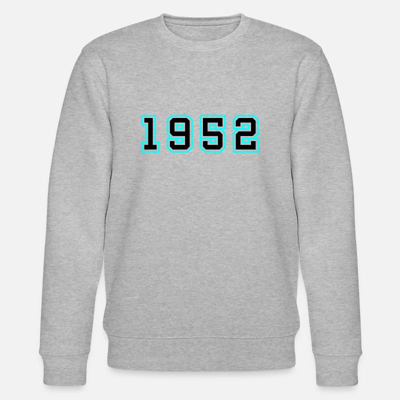 1952 Année Anniversaire - Sweat bio CHANGER Stanley/Stella Unisexe - gris chiné