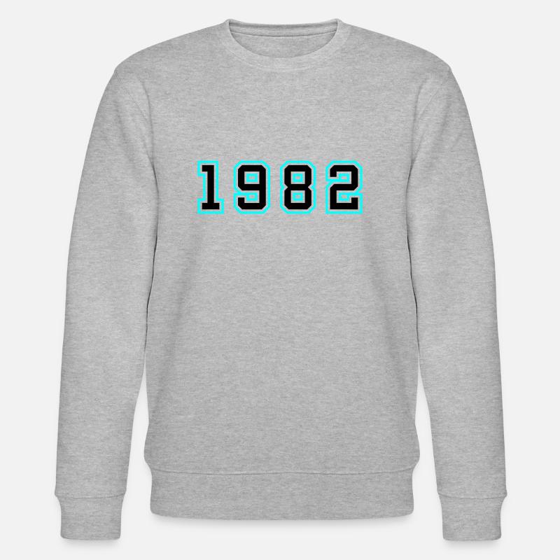 1982 Année Anniversaire - Sweat bio CHANGER Stanley/Stella Unisexe - gris chiné