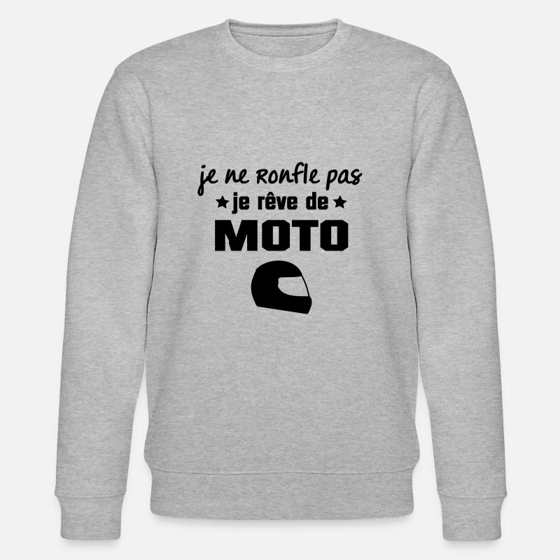JE NE RONFLE PAS - Sweat bio CHANGER Stanley/Stella Unisexe - gris chiné