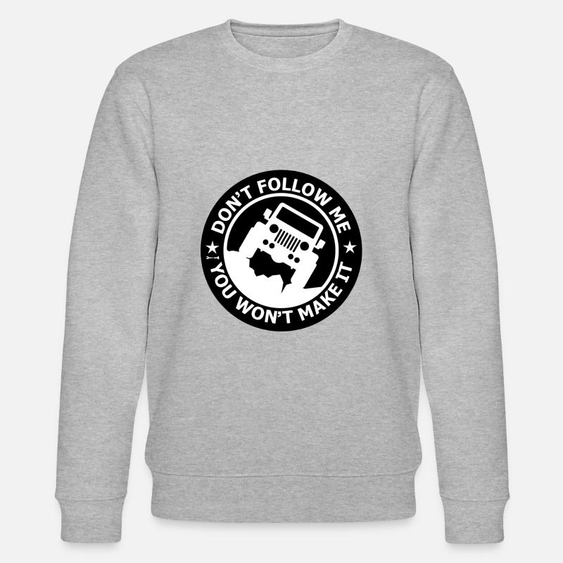 Jeep - Stanley/Stella Unisex Bio-Sweatshirt CHANGER  - Grau meliert