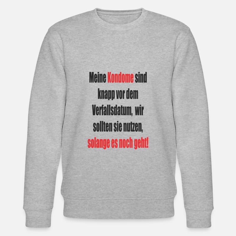 Mallesprüche10 - Stanley/Stella Unisex Bio-Sweatshirt CHANGER - Grau meliert
