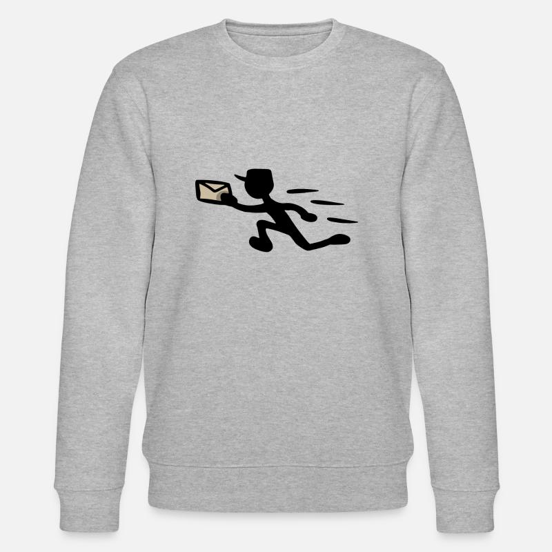 Postier Livreur Express Expédition Post - Sweat bio CHANGER Stanley/Stella Unisexe - gris chiné