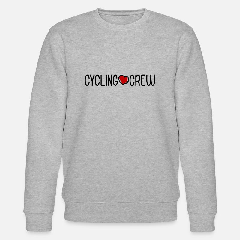 Cycling Crew - Stanley/Stella Unisex Bio-Sweatshirt CHANGER  - Grau meliert