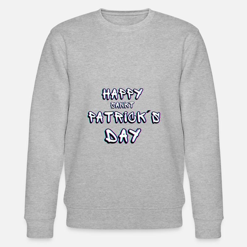 Sankt Patricks - Stanley/Stella Unisex Bio-Sweatshirt CHANGER  - Grau meliert