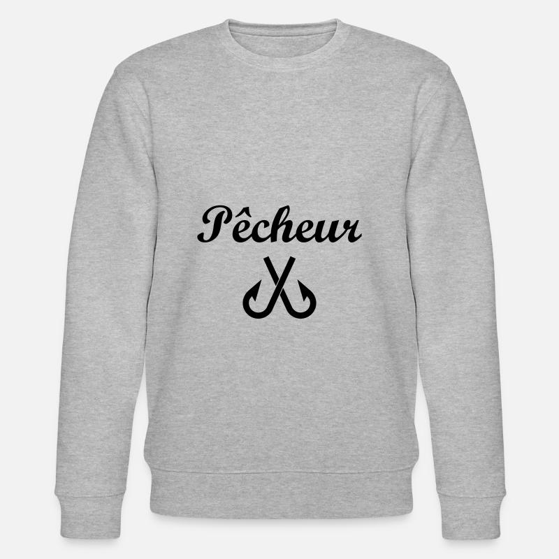 Pêcheur - Pêche - Sweat bio CHANGER Stanley/Stella Unisexe - gris chiné