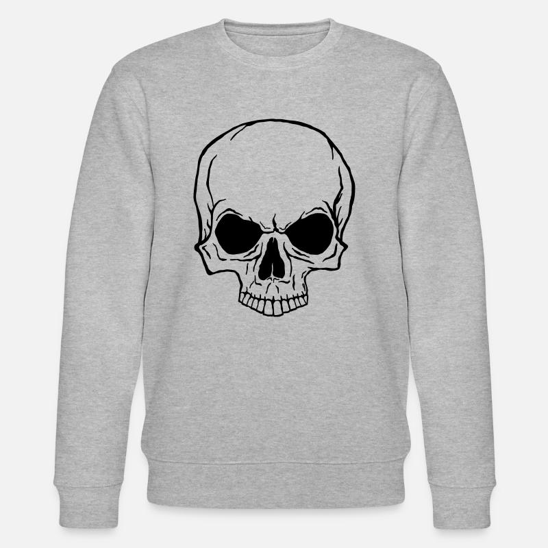 Skull - Stanley/Stella CHANGER Unisex Organic Sweatshirt - heather grey